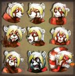 Rating: s
ID: 677905
Date: 2015-06-24 04:32:11 -0400
Status: active
Score: 12
2015 :3 absurd_res ailurid ambiguous_gender angry anthro blonde_hair bodily_fluids breath_powers brown_body brown_fur brown_tail derp_eyes drooling elemental_manipulation expression_sheet fangs fire fire_breathing fire_manipulation fur gesture glee grey_hair hair hand_gesture happy heterochromia hi_res hypnosis imperatorcaesar jewelry mammal mind_control model_sheet open_mouth orange_body orange_fur orange_tail piercing purple_eyes red_eyes red_panda saliva scared solo tail teeth thinking thoughtful_expression tianzhen_xianhua tongue tongue_out v_sign what white_body white_fur white_tail post #677905