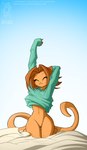 Rating: e
ID: 497143
Date: 2014-06-19 05:06:28 -0400
Status: active
Score: 84
2014 anthro barefoot bottomless brown_body brown_fur brown_hair clothed clothing conditional_dnp domestic_cat eyes_closed feet felid feline felis female fur genitals hair jollyjack kat_vance mammal sequential_art shirt solo stretching tail third-party_edit topwear vulva post #497143