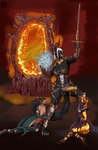 Rating: e
ID: 5578153
Date: 2025-05-17 02:36:04 -0400
Status: active
Score: 7
absurd_res anthro argonian armor ashra-nour balls belt bethesda_game_studios bottomwear breasts butt clothing collar dar-ma erection felid feline female fire flame_atronach fur fur_markings genitals group gynomorph heroic_pose hi_res humanoid_genitalia humanoid_penis intersex loincloth lying magic mammal markings melee_weapon microsoft muscular muscular_gynomorph muscular_intersex oblivion on_side open_mouth outside penis portal pululon raised_arm scalie size_difference standing sword teeth the_elder_scrolls trio unconvincing_armor weapon post #5578153