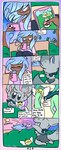 anthro blue_hair brown_body comic dialogue electronics english_text female generation_5_pokemon green_hair grey_body hair hi_res huckleberry_(lewdchuu) human lewdchuu_(artist) male mammal minccino nintendo phone pokeball pokemon pokemon_(species) pokemon_go pokemon_mystery_dungeon pyon_(lewdchuu) smoking snivy solo speech_bubble spike_chunsoft text throwing