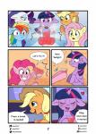 absurd_res amaichix applejack_(mlp) comic earth_pony english_text equid equine female fluttershy_(mlp) friendship_is_magic hasbro hi_res horn horse mammal mane_six_(mlp) my_little_pony mythological_creature mythological_equine mythology pegasus phallic pinkie_pie_(mlp) pony rainbow_dash_(mlp) rarity_(mlp) text twilight_sparkle_(mlp) unicorn winged_unicorn wings