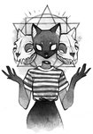 Rating: s
ID: 5589637
Date: 2025-05-21 23:46:27 -0400
Status: active
Score: 17
3_heads anthro bone clothed clothing decapitation domestic_cat fangs feefal felid feline felis female floating_head fully_clothed hi_res mammal monochrome multi_head pattern_clothing pattern_shirt pattern_topwear severed_body_part severed_head shirt shirt_tucked_in skull solo striped_clothing striped_shirt striped_topwear stripes t-shirt teeth topwear post #5589637