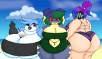 Rating: q
ID: 5083201
Date: 2024-09-29 20:56:25 -0400
Status: active
Score: 4
absurd_res amphibian anthro avian avian_(starbound) beach belly beverage big_belly big_breasts big_butt bird black_talons blue_body blue_feathers blue_scales breasts bubble_tea butt claire_(cookie-pone) clothing cookie-pone feathers female group hi_res highlights_(coloring) huge_belly huge_breasts huge_butt human hylotl mammal mask morbidly_obese morbidly_obese_anthro morbidly_obese_female navel navel_piercing neck_rolls obese obese_anthro obese_female overweight overweight_anthro overweight_female piercing pink_eyes red_eyes red_sclera scales starbound swimwear trio white_body white_feathers yellow_body yellow_scales post #5083201