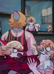 Rating: s
ID: 5661164
Date: 2025-06-22 18:34:04 -0400
Status: active
Score: 14
2025 5_fingers absurd_res anthro artist_name blonde_hair bone_frill breasts cassandra_(snoot_game) cavemanon_studios cleavage clothed clothing daughter_(lore) deadassspider digital_drawing_(artwork) digital_media_(artwork) dinosaur dress female fingers frill_(anatomy) gem goodbye_volcano_high group hadrosaurid hair hi_res i_wani_hug_that_gator inside jacket jewelry long_hair magenta_body magenta_scales mature_anthro mature_female mia_moretti mirror mirror_reflection mother_(lore) mother_and_child_(lore) mother_and_daughter_(lore) multicolored_body multicolored_scales naomi_(gvh) necklace orange_body orange_scales ornithischian ornithopod parasaurolophus parent_(lore) parent_and_child_(lore) parent_and_daughter_(lore) pearl_(gem) pearl_necklace pink_body pink_scales prehistoric_species red_clothing red_jacket red_topwear reflection reptile scales scalie short_hair sibling_(lore) sister_(lore) sisters_(lore) snoot_game snout teal_eyes text topwear trio two_tone_body two_tone_scales watermark white_body white_scales post #5661164