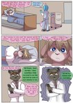 2016 anthro babystar biped canid canine comic detailed_background dialogue digital_media_(artwork) domestic_cat english_text felid feline felis female fennec_fox fox fur gemma_polson group hair hi_res hybrid lying mammal nicholas_j._waters procyonid raccoon rodent sciurid standing text tiana_(msfrostfire) tree_squirrel trio true_fox