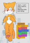 anthro block blush bodily_fluids countershade_torso countershading crying domestic_cat english_text felid feline felis hi_res male mammal paws scared scratch_(application) scratch_cat shaking shy solo tears text uro_(artist) young young_anthro