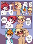 absurd_res anthro bunnybits child comic conditional_dnp dialogue end_page english_text gesture group hi_res high_five kai_(kaibun) lagomorph leporid male mammal rabbit robby_bunny text young young_anthro zac_heartfields zig_heartfields