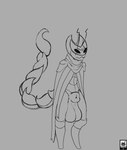 Rating: e
ID: 4785444
Date: 2024-05-15 19:09:52 -0400
Status: active
Score: 8
2024 2_horns absurd_res animal_genitalia arachnid arthropod artist_logo artist_name balls belly big_balls black_eyes clothed clothing digital_media_(artwork) fan_character genitals grey_background hi_res hollow_knight horn huge_balls logo male mask monochrome mouth_closed penis piekiller scorpion scorpion_tail sheath simple_background solo standing tail team_cherry text post #4785444