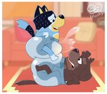 Rating: e
ID: 5305297
Date: 2025-01-13 13:25:50 -0500
Status: active
Score: 72
anthro bandit_heeler blue_body blue_fur bluey_(series) blushypanda bodily_fluids border bulge bulge_frottage canid canine canis clothed clothing cum cum_in_diaper diaper diaper_fetish diaper_only diaper_sex digital_media_(artwork) domestic_dog duo erection erection_in_diaper fido_(bluey) frottage fur genital_fluids hi_res male male/male mammal orgasm penile sex smile tail topless unclean_diaper wearing_diaper white_border post #5305297