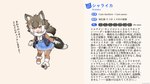 16:9 animal_humanoid blush bottomwear brown_eyes brown_hair canid canid_humanoid canine canine_humanoid clothing cute_fangs dipstick_tail dog_humanoid english_text fan_character fangs female footwear gloves hair handwear hi_res humanoid inner_ear_fluff jackal_humanoid jacket japanese_text kemono_friends leggings legwear long_hair mammal mammal_humanoid markings mo23 multicolored_hair open_mouth scientific_name shoes skin_fang skirt socks solo tail tail_markings teeth text topwear translation_request tuft white_hair white_tail_tip widescreen