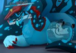 Rating: q
ID: 5536048
Date: 2025-04-28 11:16:15 -0400
Status: active
Score: 49
absurd_res altowovurr anthro belly bite claws cracked_glass dragon duo eastern_dragon felkin feral fletcher_(mawlt) gameplay_mechanics gui haloren health_bar hi_res male mythological_creature mythological_scalie mythology oral_vore paw_on_belly scalie size_difference vore wings post #5536048