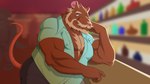 Rating: s
ID: 5453662
Date: 2025-03-24 13:33:17 -0400
Status: active
Score: 15
16:9 age_difference anthro background_character bar beard blue_clothing blue_shirt blue_topwear blurred_background clothing daddy_say_my_name facial_hair hi_res localratfemtop male mammal mature_male murid murine musclegut muscular older_male rat rodent ron_(daddy_say_my_name) shirt solo topwear widescreen post #5453662