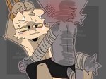 Rating: q
ID: 5598584
Date: 2025-05-25 22:54:07 -0400
Status: active
Score: 15
2024 abs akylazz anthro bandage bandaged_arm bandaged_leg bandaged_tail bdsm blonde_hair bondage bottomwear bound clothing digital_drawing_(artwork) digital_media_(artwork) domestic_cat duo embarrassed felid feline felis fluffy fluffy_arms fluffy_face fluffy_fur fluffy_hair fluffy_tail foxanto fur green_eyes hair male male/male mammal nude oosharkoo pants restraints rope rope_bondage tail watermark post #5598584