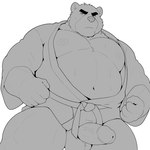 Rating: e
ID: 5573709
Date: 2025-05-15 09:32:07 -0400
Status: active
Score: 29
1:1 2025 5_fingers anthro balls bear belly big_belly black_bear bodily_fluids fingers genitals glans hi_res humanoid_genitalia humanoid_penis juuichi_mikazuki keikogi line_art male mammal martial_arts_uniform monochrome moon_bear morenatsu musclegut muscular muscular_anthro muscular_male navel nipples pecs penis phan0619 simple_background solo sportswear sweat ursine vein veiny_penis white_background post #5573709