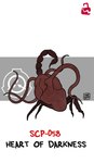 2023 4_legs ambiguous_gender arachnid arthropod artist_name black_legs black_tail black_text bovid broken_lock_symbol character_name colored dated digital_drawing_(artwork) digital_media_(artwork) english_text feral heart_(organ) heart_creature hi_res lock_symbol logo mammal organ_creature organs quadruped red_body red_lock_symbol red_tentacles red_text scorpion_tail scp-058 scp_foundation signature simple_background solo spikes spikes_(anatomy) standing stinger tail tentacles text vein white_background zal-cryptid