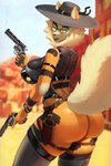 Rating: q
ID: 5368719
Date: 2025-02-12 16:35:56 -0500
Status: active
Score: 49
2:3 absurd_res anthro arcanine big_breasts big_butt black_body black_countershading breasts butt canid countershading cowboy digital_media_(artwork) emarcanine eyewear female generation_1_pokemon glasses gun hi_res holding_gun holding_object holding_ranged_weapon holding_weapon huge_breasts looking_at_viewer mammal ninkasi nintendo orange_body pokemon pokemon_(species) ranged_weapon revolvers sheriff shootouts smile solo standing tail thick_thighs weapon wide_hips wild_west post #5368719