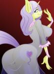 2017 anthro anthrofied butt clothing equid equine female friendship_is_magic hasbro horn jrvanesbroek lily_lace_(mlp) mammal my_little_pony mythological_creature mythological_equine mythology nightgown pose solo unicorn