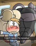 Rating: q
ID: 3802509
Date: 2023-01-09 18:00:37 -0500
Status: active
Score: 24
absurd_res aroused big_butt bottomwear butt car car_interior clothed clothing digital_media_(artwork) domestic_cat duo embarrassed english_text eyewear felid feline felis female glasses grey_body hair hairless hairless_cat he_wants_to_order hi_res inside_car inside_vehicle long_ears long_tail male mammal meme micke_mousley_(mr_valentine00) mouse mr_valentine00 murid murine mysthick_(mr_valentine00) rodent selfie sitting skirt sphynx_(cat) tail text underbutt vehicle post #3802509