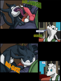 Rating: e
ID: 5591737
Date: 2025-05-22 21:50:40 -0400
Status: active
Score: 14
anthro balls bodily_fluids canid canine canis comic deep_throat demon drooling duo genital_fluids genitals hellmouth_imp hi_res imp inhumaninterest knot knotted_penis male male/male mammal oral oral_penetration penetration penis precum saliva sex stealth_sex tongue tongue_out under_table wolf post #5591737