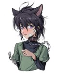 Rating: s
ID: 5412116
Date: 2025-03-04 16:07:56 -0500
Status: active
Score: 12
ambiguous_gender animal_humanoid bangs black_hair blush cat_humanoid chain chain_leash clothing collar felid felid_humanoid feline feline_humanoid hair hi_res humanoid leash loveless_(copyright) mammal mammal_humanoid pointy_ears prick_ears purple_eyes ritsuka_aoyagi shirt simple_background solo t-shirt topwear undershirt uneasywolf white_background young young_humanoid post #5412116