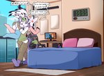 Rating: e
ID: 4994802
Date: 2024-08-18 18:41:27 -0400
Status: active
Score: 141
2024 absurd_res angry anthro anthro_on_anthro arthropod barefoot bed big_butt big_penis black_body black_eyes black_fur black_necktie black_sclera blue_clothing blue_eyes blue_legwear blue_stockings bottomwear brown_bottomwear brown_clothing brown_pants butt carrying_another clock clothing dialogue english_text erection erection_under_clothing exoskeleton feet felino femboy fur furniture genitals gloves green_clothing green_gloves green_handwear green_mask green_topwear green_vest handwear haplorhine hi_res imminent_sex insect interspecies legwear lepidopteran male male/male mammal moki_(mokimonky) monkey moth motion_lines nacho_(nachokokoni) necktie onomatopoeia open_mouth pants penis pink_stockings primate pupils purple_body purple_fur shirt sound_effects speech_bubble stockings tail tail_mouth text topwear unusual_anatomy unusual_tail vest white_body white_clothing white_exoskeleton white_fur white_pupils white_shirt white_topwear post #4994802