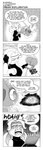 4koma absurd_res big_butt blush breasts butt chabble clothed clothing comic dialogue digital_drawing_(artwork) digital_media_(artwork) duo english_text female female/female four_frame_image generation_4_pokemon hair hi_res human humanoid humor hybrid hybrid_pokemon mammal monochrome nintendo nintendo_3ds nintendo_ds_family open_mouth pokemon pokemon_(species) rotom selfcest simple_background smeargle20 smile speech_bubble square_crossover text