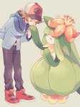 Rating: s
ID: 2788258
Date: 2021-06-16 19:00:57 -0400
Status: active
Score: 72
arm_on_back bent_over bonding chivalry courtship duo elemental_creature eyes_closed female flora_fauna forearms generation_5_pokemon hand_holding happy hi_res hilbert_(pokemon) human humanoid koma27ko lilligant male mammal nintendo plant pokemon pokemon_(species) polite raised_arm raised_forearm raised_hand simple_background smile standing post #2788258