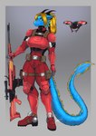 Rating: s
ID: 5588319
Date: 2025-05-21 12:59:15 -0400
Status: active
Score: 15
2025 anthro armor big_breasts blue_body blue_scales boots breasts clothing dragon drone_(vehicle) elspeth_horstmann female fingerless_gloves footwear gloves gun hair handwear hi_res horn machine military mythological_creature mythological_scalie mythology non-mammal_breasts orange_hair ranged_weapon rifle scales scalie shoes sniper_rifle soldier solo standing thick_thighs warrior weapon zcorpionwulf post #5588319