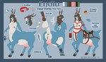 absurd_res animal_genitalia animal_penis antlers balls blep blue_body blue_fur blue_nipples breasts brown_hair cervine clitoris clitoris_piercing collar crown deer deer_taur ear_piercing ear_ring endiu english_text equine_genitalia equine_penis female fur genital_piercing genitals hair handpaw harness headgear hi_res hooves horn intersex intersex_taur maleherm maleherm_taur mammal mammal_taur name_tag nipple_piercing nipples nomuralok nonbinary_(lore) paws penis penis_piercing piercing prince_albert_piercing pussy ring_piercing saddle sheath solo taur tea_bags text tongue tongue_out