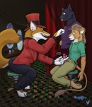 Rating: e
ID: 306072
Date: 2013-03-18 10:35:36 -0400
Status: active
Score: 42
5_fingers age_difference anthro anthro_on_anthro associated_student_bodies barefoot black_body black_fur black_nose black_penis bodily_fluids bottomwear brown_hair brown_tail canid canine checkered checkered_floor cheek_tuft chris_mckinley clothed clothing curtains daniel_king erection eyebrows facial_tuft feet felid fingers fox fully_clothed fur furniture genital_fluids genitals gerald_anton grin group hair handjob hat headgear headwear humanoid_genitalia humanoid_penis hypnosis inside larger_male lion male male/male mammal mind_control multicolored_body multicolored_fur older_male open_bottomwear open_clothing open_pants orange_body orange_fur orange_tail pantherine pants partially_clothed penile penis penis_poking_out penis_through_fly pink_penis pink_tongue precum sex short_hair sitting size_difference smaller_male smile stool submissive submissive_male tail tail_tuft tan_body tan_fur teeth tongue tongue_out top_hat tuft two_tone_body two_tone_fur whiskers white_tail yellow_body yellow_fur younger_male post #306072