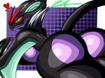 4:3 anthro bat bat_ears bat_nose bat_wings big_breasts big_butt big_ears black_body black_butt breasts butt cel_shading female fur generation_6_pokemon hi_res looking_at_viewer looking_back lying mammal membrane_(anatomy) membranous_wings multicolored_body nintendo noivern on_front pokemon pokemon_(species) purple_body rear_view shaded simple_background solo tail thick_thighs two_tone_body white_body white_fur wings yellow_eyes znackyartz