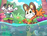 Rating: s
ID: 4963989
Date: 2024-08-04 18:26:11 -0400
Status: active
Score: 31
2024 3_toes 4_fingers absurd_res accessory algae anthro bikini bikini_bottom bikini_top black_ears black_tail_tip blue_eyes brown_ears brown_stripes brown_tail_tip bubble clothing cloud colored dated dipstick_tail duo eyelashes feet felid feline felis female feral fingers fish floral_bikini floral_pattern floral_swimming_trunks floral_swimwear flower forest fur glistening glistening_eyes grass green_clothing green_eyes green_swimming_trunks green_swimwear greeting greeting_viewer headband hi_res jungle jungle_background jurassiczalar kiki_(jurassiczalar) koko_(jurassiczalar) looking_at_viewer looking_back looking_back_at_viewer looking_down male mammal marine markings multicolored_body multicolored_fur navel open_mouth orange_body orange_fur palm_tree pantherine partially_submerged pattern_clothing pawpads pink_nose pink_pawpads plant round_ears shaded sharp_teeth signature sky smile smiling_at_viewer standing striped_body striped_clothing striped_headband stripes summer swimming_trunks swimwear tail tail_markings tan_inner_ear teeth tiger toes tongue tree tropical turning_around two-piece_swimsuit two_tone_body two_tone_fur unusual_fur_pattern water whiskers white_body white_fur white_mouth white_stripes post #4963989