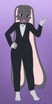 Rating: s
ID: 5597079
Date: 2025-05-25 10:02:13 -0400
Status: active
Score: 2
1:2 absurd_res anthro bow_tie clothed clothing collar floppy_ears fur grey_body grey_fur hand_on_hip hi_res jm-luxro lagomorph leporid long_ears looking_at_viewer male mammal purple_eyes rabbit suit suit_and_tie wide_hips post #5597079