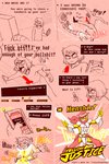 2:3 alternate_universe bulge cellphone comic costume_transformation cowboy electricity electronics english_text female frisk_(undertale) henshin hi_res human humanoid machine male mammal mettaton phone profanity robot text thewill under(her)tail undertale undertale_(series)