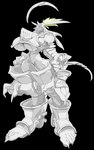 2022 absurd_res alpha_channel anthro armor big_breasts big_feet breasts claws clothing digital_media_(artwork) feet female freebird11 gloves handwear hi_res huge_feet huge_hands mammal simple_background small_head small_waist solo standing tail thick_thighs tiny_head transparent_background unconvincing_armor vial_(species) wide_hips