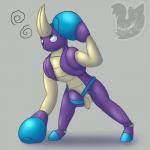 1:1 anthro anthrofied arthropod balls blue_body blue_skin boxing_gloves clothing confusion crabrawler crustacean flaccid foreskin generation_7_pokemon genitals half-closed_eyes handwear hi_res horn humanoid_genitalia humanoid_penis male marine narrowed_eyes nintendo nude partially_retracted_foreskin penis pokemon pokemon_(species) posexe purple_body purple_skin simple_background solo spread_legs spreading standing underwear wardrobe_malfunction watermark white_background white_body white_skin