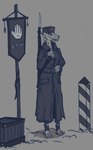 Rating: s
ID: 4769767
Date: 2024-05-08 00:33:35 -0400
Status: active
Score: 11
adobe_photoshop_(artwork) anthro army army_uniform belt borzoi box braided_hair braided_ponytail canid canine canis clothed clothing coat container digital_media_(artwork) digitigrade domestic_dog female flag gun hair hat headgear headwear hi_res holding_belt holding_object hunting_dog long_muzzle long_neck looking_away mammal mosin-nagant open_mouth ponytail ranged_weapon red_army rifle russian russian_text sighthound simple_background solo soviet_union text the_dark_skull topwear ushanka weapon weapon_behind_back weapon_on_back post #4769767