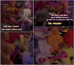 3d_(artwork) accessory animal_genitalia animal_penis anthro anthrofied apple_bloom_(mlp) big_breasts border breasts butt cock_ring comic crossgender cutie_mark_crusaders_(mlp) dialogue digital_media_(artwork) english_text equid equine equine_genitalia equine_penis friendship_is_magic ftg_crossgender fti_crossgender genitals group gynomorph gynomorph/gynomorph hasbro hi_res horn intersex intersex/intersex jewelry mammal my_little_pony mythological_creature mythological_equine mythology nipples nude pegasus penis penis_accessory penis_jewelry scootaloo_(mlp) sex_toy sweetie_belle_(mlp) text tomixp trio unicorn white_border wings