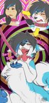 Rating: s
ID: 899227
Date: 2016-05-21 02:10:05 -0400
Status: active
Score: 171
2016 abstract_background absurd_res ambiguous_gender animal_noises basic_sequence black_hair blue_body blue_fur blue_hair blue_tail blush canid canine canis collar comic contextual_arrow control_collar directional_arrow domestic_dog duo feral fur hair hi_res human human_to_anthro human_to_feral husky hybrid hypnosis leash loss_of_speech mammal mind_control multicolored_body multicolored_fur multicolored_hair multicolored_tail nordic_sled_dog onomatopoeia open_mouth pawpads sequence sequential_arrow solo_focus sound_effects species_transformation spiral spiral_background spiral_eyes spitz tail teeth text three_frame_image three_frame_sequence tongue tongue_out transformation transformation_sequence two_tone_body two_tone_fur two_tone_hair white_body white_fur white_tail wide_arrow wolf wolfdog yuni_(yuniwolfsky) yuniwolfsky post #899227