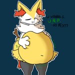 Rating: q
ID: 5106641
Date: 2024-10-10 17:38:18 -0400
Status: active
Score: 58
1:1 2023 3_fingers ambiguous_anthro ambiguous_gender ambiguous_pred anthro anthro_pred anthro_prey asking_viewer belly belly_squeeze big_belly biped black_body black_eyebrows black_legs black_nose black_skin black_text blue_background bodily_noises braixen burping canid canine cheek_tuft churn derived_sound_effect dialogue digestion digestion_noises digital_drawing_(artwork) digital_media_(artwork) dipstick_tail ellipsis english_description english_text eyebrows facial_tuft fingers fluffy fluffy_tail fully_inside fur generation_6_pokemon green_text hand_on_belly hand_on_own_belly hands_on_own_belly hi_res hip_tuft huge_belly inner_ear_fluff interrupted_speech looking_at_viewer looking_well-fed mammal markings monotone_arms monotone_background monotone_belly monotone_hands monotone_legs monotone_neck multicolored_body multicolored_fur narrowed_eyes navel neck_tuft nintendo nude_ambiguous nude_anthro one_eye_closed onomatopoeia open_mouth open_smile orange_body orange_fur orange_inner_ear_fluff orange_tail_tip pokemon pokemon_(species) portrait question rumbling_stomach same_size_vore satisfied_look shaded simple_background simple_shading smile smiling_at_viewer soft_shading soft_vore solo sound_effects standing stick tail tail_markings talking_to_viewer tcsrjx text three-quarter_portrait tuft two_tone_tail unseen_prey vore vore_invitation vore_request white_arms white_body white_face white_fingers white_fur white_hands white_neck white_tuft wink winking_at_viewer yellow_belly yellow_body yellow_ears yellow_fur yellow_head yellow_tail yellow_tuft yes-no_question post #5106641