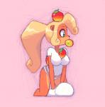 2017 2d_animation accessory activision animated anthro bandicoot bare_legs barefoot between_breasts between_legs biped black_nose blonde_hair breasts butt clothing coco_bandicoot crash_bandicoot_(series) digital_media_(artwork) feet female flower flower_in_hair food frame_by_frame fruit full-length_portrait fur hair hair_accessory kempferzero kneeling leaf long_hair loop low_res mammal marsupial midriff mouth_hold multicolored_body multicolored_fur navel orange_body orange_fur panties pillow pink_background plant ponytail portrait shirt short_playtime short_sleeves simple_background solo teal_eyes toes topwear turntable_(animation) underwear white_clothing white_panties white_shirt white_topwear white_underwear wumpa_fruit