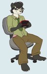 Rating: q
ID: 5531373
Date: 2025-04-26 10:33:00 -0400
Status: active
Score: 23
2ds anthro bear blue_background bottomwear chair clothed clothing diaper diaper_peekage diaper_under_clothing eyewear fur furniture gaming giant_panda glasses grey_body grey_fur male mammal necktie pants playing playing_video_game shirt simple_background sitting smile solo terribad topwear wearing_diaper white_body white_fur post #5531373