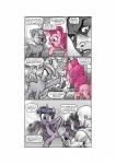 2016 absurd_res anon bold_text border comic conjoined_speech_bubble cutie_mark dialogue earth_pony english_text equid equine feathered_wings feathers female feral focus_lines friendship_is_magic gloom_lines group hasbro hi_res horn horse human inner_monologue limestone_pie_(mlp) localized_pointy_speech_bubble male mammal motion_lines my_little_pony mythological_creature mythological_equine mythology name_drop name_in_dialogue parallel_speed_lines pencils_(artist) pinkie_pie_(mlp) pointy_speech_bubble pointy_thought_bubble pony radial_speed_lines species_in_dialogue species_in_inner_monologue speech_bubble speed_lines text text_emphasis thinking thought_bubble twilight_sparkle_(mlp) white_border winged_unicorn wings