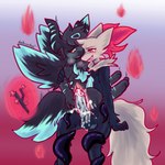 Rating: e
ID: 3757142
Date: 2022-12-18 02:56:24 -0500
Status: active
Score: 34
1:1 absol anthro big_penis black_body black_fur black_paws blue_body blue_fur blue_penis blush blush_lines bodily_fluids braixen breath cum cum_in_ass cum_inside dark_body duo erection fur generation_3_pokemon generation_6_pokemon genital_fluids genitals gradient_background hi_res humanoid_genitalia humanoid_penis justiceposting knot male male/male multicolored_body nintendo penis pokemon pokemon_(species) red_eyes sex simple_background stand_and_carry_position standing standing_sex tan_body tan_fur teeth post #3757142