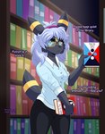 Rating: s
ID: 4887332
Date: 2024-06-30 05:07:01 -0400
Status: active
Score: 50
2024 absurd_res accessory anthro blue_eyes book clothed clothing dialogue digital_media_(artwork) eeveelution english_text eyewear female fingers generation_2_pokemon glasses hair hair_accessory hairband hi_res humanoid library looking_at_viewer nintendo pokemon pokemon_(species) solo text umbreon white_hair wildberrytart post #4887332