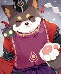 Rating: s
ID: 2577859
Date: 2021-01-19 01:45:56 -0500
Status: active
Score: 12
4_fingers :3 ambiguous_gender anthro asian_clothing biped black_body black_fur black_nose breath brown_body brown_fur brown_inner_ear_fluff canid canine canis carrying_another clothed clothing domestic_cat domestic_dog duo east_asian_clothing eyes_always_closed eyes_closed felid feline felis feral fingers front_view fully_clothed fur glowing glowing_eyes grey_background hat headgear headwear inner_ear_fluff kemono larger_anthro larger_male looking_at_viewer mahjong_soul male mammal mofuaki monotone_body monotone_fur multicolored_body multicolored_fur no_pupils on_shoulder pawpads paws pink_inner_ear pink_pawpads robe simple_background size_difference smaller_ambiguous smaller_feral smile standing tuft two_tone_body two_tone_fur wanjirou white_body white_fur yellow_eyes post #2577859