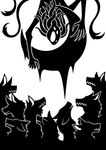Rating: s
ID: 4867570
Date: 2024-06-20 21:10:30 -0400
Status: active
Score: 8
2016 3_tails 5_claws 5_fingers ambiguous_gender black_and_white bloodborne canid canine canis claws crescent_moon digital_drawing_(artwork) digital_media_(artwork) drip_effect eldritch_abomination empty_eyes feral fingers fromsoftware front_view fur great_ones_(bloodborne) group hi_res hidden_eyes mammal monochrome moon moon_presence_(bloodborne) multi_eye multi_tail pointy_ears prick_ears pseudo_hair sharp_teeth side_view silhouette simple_background snout sony_corporation sony_interactive_entertainment sunnyclockwork tail teeth tentacle_hair tentacles white_background wolf post #4867570