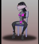 absurd_res anthro baddataartist bdsm bondage bound bound_and_gagged bra breasts chair chair_bondage clothing disney female furniture gag hands_behind_back hi_res judy_hopps lagomorph leporid looking_at_viewer mammal otm_gag packed_mouth panties rabbit restraints rope rope_bondage sitting solo spread_legs spreading submissive submissive_female underwear zootopia