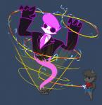 Rating: s
ID: 581719
Date: 2015-01-03 17:22:44 -0500
Status: active
Score: 5
animated_skeleton anterior_nasal_aperture anthro bobabunnibeans bone clothing domestic_cat duo felid feline felis female fur ghost ghostbusters grey_background hi_res lewis_pepper mammal mystery_skulls parody proton_pack ramona_dragunov simple_background skeleton spirit undead post #581719