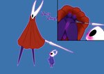 absurd_res anthro anus blush breasts duo female genitals hi_res hollow_knight hornet_(hollow_knight) male male/female morfkey pussy team_cherry the_knight_(hollow_knight)